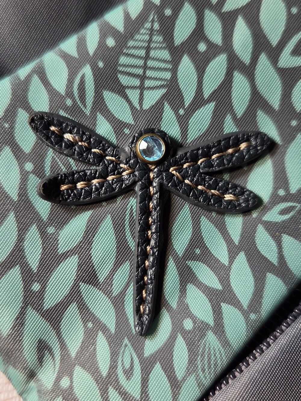 CHALA Women's Teal and Gray Crossbody Bag NWOT - Picture 7 of 13
